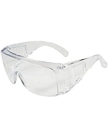 Gafas de seguridad y protectoras, gafas de moda con lentes transparentes y  antiempañantes