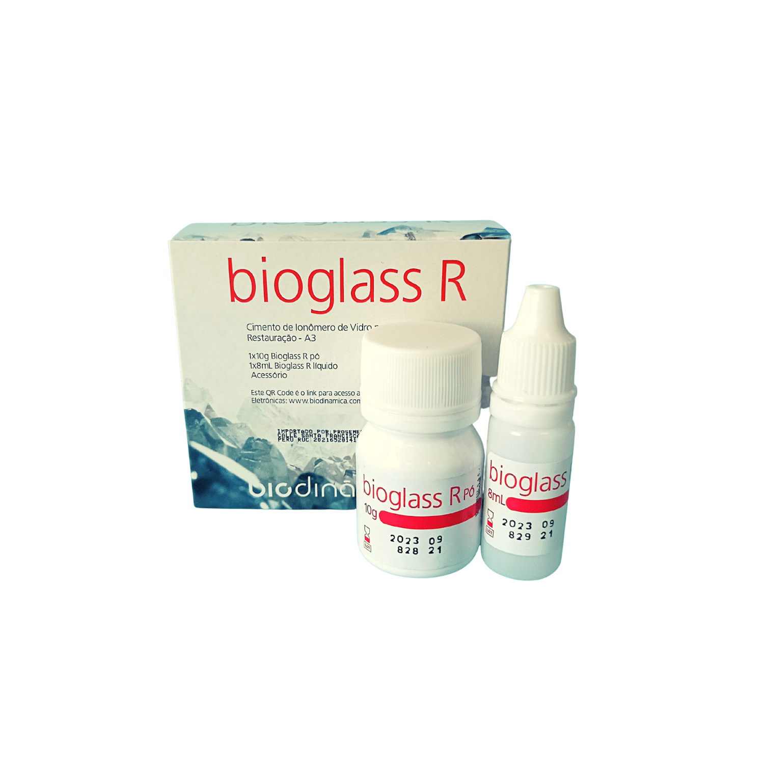 Ionómero de vidrio Bioglass R - Biodinamica - PROSEMEDIC