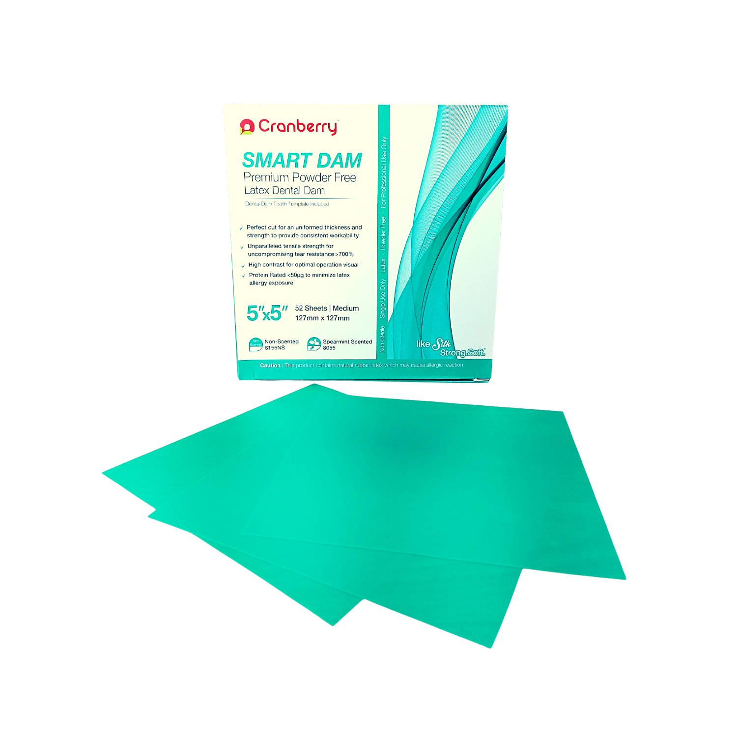 Dique de goma Cranberry PROSEMEDIC