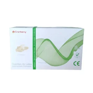 Guantes de látex Cranberry